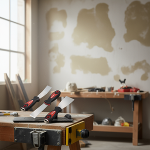 Ensemble de spatules 987 F/S3, 3 pièces, lame en acier avec poignée ergonomique pour le décapage du plâtre et de la peinture - Product Image 3