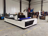 Global Original Sources TJ-3015 Machine de découpe laser fibre 1KW pour métaux, moteur pas à pas CNC, 1500x3000mm, 0.05mm, haute vitesse, garantie 2 ans