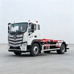 Camion benne à benne basculante Foton Raywoo 16 tonnes, étanche et hermétique, pour la collecte des déchets environnementaux, avec conteneur amovible - Product Image 5