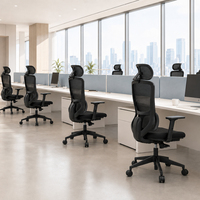 Chaise de bureau ergonomique réglable en hauteur avec support lombaire et coussin en mousse à mémoire de forme – Fabricant de chaises de bureau économiques