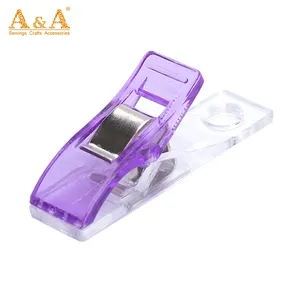 Nhựa Quilter Clip Vải Ràng Buộc Wonder May Quilt Chất Kết Dính Clip Đầy Màu Sắc