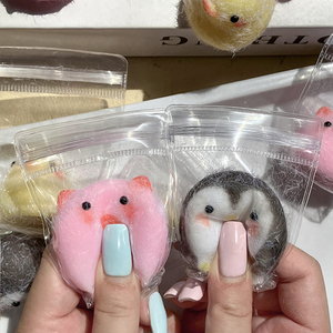 Jouet anti-stress doux et mignon à presser pour enfants, mini poussin pingouin Kawaii, jouet animal anti-stress très vendu - Product Image 2