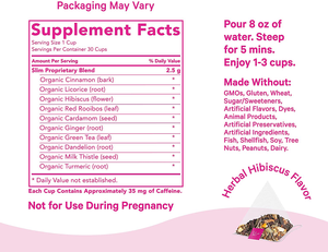 ชาฮิบิสคัสหวาน ดีท็อกซ์ 100% ออร์แกนิค ช่วยเร่งการเผาผลาญ <span class=keywords><strong>ล</strong></span>ดน้ำหนักสำหรับผู้หญิง ช่วยย่อยอาหารด้วยชาเขียวสลิมมิ่ง - Product Image 2