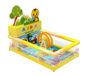 Paraíso para niños de interior, Escuadrón de pollos, estanque de peces, oxígeno, alimentación de pesca, estanque de peces, piscina de vidrio, piscina de animales pequeños, juguetes educativos de madera - Product Image 2