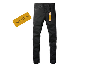 Jeans da Uomo Stile K23 Punk Retrò, Lavaggio Blu Chiaro, Vestibilità Slim, Vita Media, Peso Medio, <span class=keywords><strong>Pantaloni</strong></span> a Sigaretta, Moda Estiva Streetwear - Product Image 2