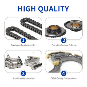 MANERI 077109087E Kit catena di distribuzione Kit 077109087P 077109087C per VW AUDI Q7 <span class=keywords><strong>4.2</strong></span> BAR A6 S5 S6 A8 <span class=keywords><strong>Touareg</strong></span> 4.2L <span class=keywords><strong>TDI</strong></span> V8 - Product Image 3