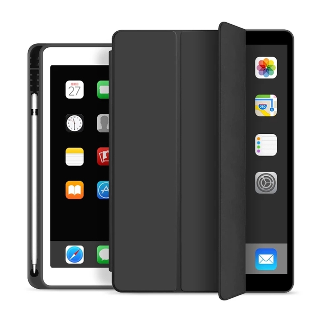 For iPad Air 4 10.9 Case Air 5 2022 Pencil Cover Funda Pro 11 for iPad 9th Generation 10.2 8th 7th Cover Pencil Holder