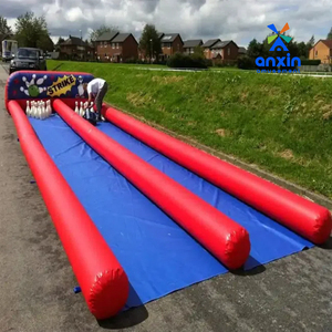 Équipement de <span class=keywords><strong>bowling</strong></span> gonflable d'occasion à deux pistes, prix bas à vendre - Product Image 1