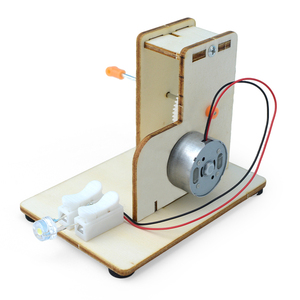 Generador manual <span class=keywords><strong>de</strong></span> madera Kits <span class=keywords><strong>De</strong></span> ciencia Stem Toy Experimento <span class=keywords><strong>de</strong></span> ciencia física Juegos educativos para niños - Product Image 5