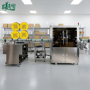 Machine automatique de chargement de bouchons de bouteilles de lait avec impression laser, inspection par vision et système d'éjection pour code QR, date et logo - Product Image 2