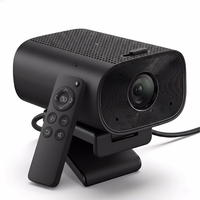 Cámara Web 4K Full HD con Micrófono y Altavoz Integrados, Cámara Web USB Todo en Uno para Conferencias a 30 FPS