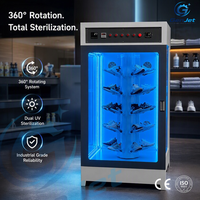 Gabinete Secador de Zapatos Comercial Compacto, Totalmente Automático, de Acero Inoxidable, con Capacidad para 10-30 Pares, Circulación de Aire Frío y Caliente, Deshumidificador