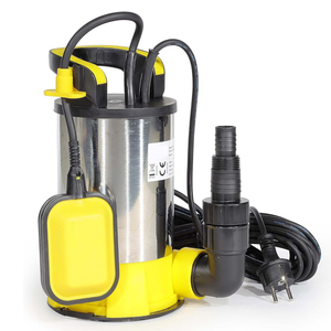 750w 14000l/h Inox Low Suction Sump <b>Pump</b> Submersible Clean Water for Removal Flooded Pool Draining Basement TP01526 Low Suction - Product Image 3