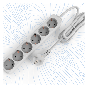 ปลั๊กพ่วง 6 ช่อง แบบมัลติฟังก์ชั่น พร้อมสายต่อพ่วง 6 ช่อง - Product Image 5