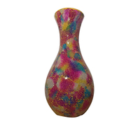 Vases en verre mosaïque, artisanat de luxe, best-seller en Europe, romantisme, décoration de table, mosaïque de miroir, décoration intérieure