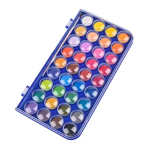 28 Farben mit 1 Pinsel Art Solid Aquarell farbe