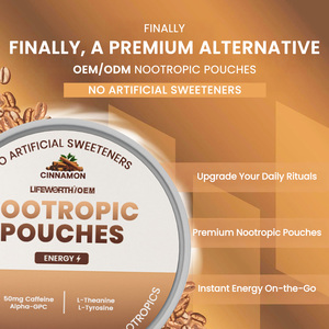 Polvere Nootropica alla Caffeina |   Integratore Energetico per Adulti con Criniera di Leone, Alpha-GPC e L-Teanina per la Salute Immunitaria e Cerebrale - Product Image 4
