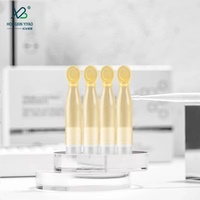 Ampoule liquide personnalisable à double chambre, hydratante, séparant eau et huile, avec poudre d'eau secondaire et essence de verre mélangée