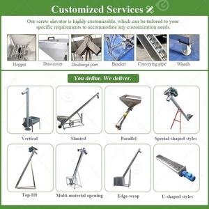 Equipo <span class=keywords><strong>Transportador</strong></span> de <span class=keywords><strong>Tornillo</strong></span> <span class=keywords><strong>Sin</strong></span> <span class=keywords><strong>Fin</strong></span> para Alimentos, Piensos, Harina, Maíz y Carbón, con Manguera Flexible, <span class=keywords><strong>Precio</strong></span> - Product Image 4