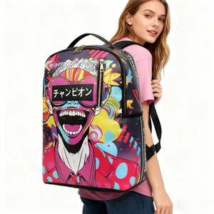 Công suất lớn giải trí ngoài trời Ba lô thời trang mới đa chức năng không thấm nước thiết kế giản dị dây kéo polyester nhẹ - Product Image 1