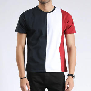 เสื้อยืดแขนสั้นผู้ชายสั่งทำได้ทุกขนาด บริการ OEM คุณภาพสูง สีพื้น เสื้อยืดลำลองผู้ชาย - Product Image 1