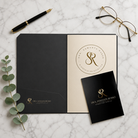 Lot de cartes de visite professionnelles personnalisées en feuille d'or, avec logo personnalisé, marquage à chaud, forme sur mesure, OEM