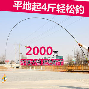 Caña de Pescar Telescópica Wolf Striped Carp de 3.6-7.2m, Acción Rápida, para Pesca de Agua Dulce, con Guías SIC, Estilo Taiwanés - Product Image 5