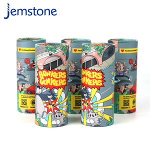 Caja de Embalaje de Cartón Kraft Reciclable con Impresión Personalizada para Cápsulas de Suplementos, Tubo de Papel para Proteína en Polvo - Product Image 1