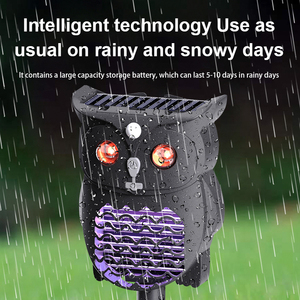 Repelente de Animales <span class=keywords><strong>Solar</strong></span> para Exteriores con Sensor PIR, Repelente Ultrasónico de Monos, Resistente al Agua IP65 - Product Image 4