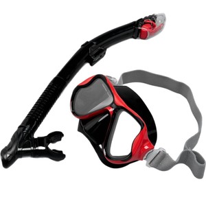 Ensemble de masque de plongée Swim bick DRY SNORKEL 1,2 m en silicone unisexe - Product Image 5