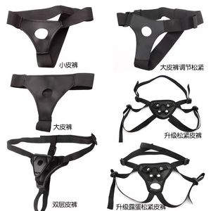 Pantalones Ajustables con Pene Falso para Mujeres y Hombres, Juguetes Sexuales para Adultos, <span class=keywords><strong>Lesbianas</strong></span>, Gays, Pene Falso Sexy de Cuero - Product Image 2