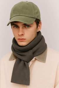 暖かい & 居心地の良いサーマルスカーフカスタム冬メンズニットスカーフ - Product Image 3