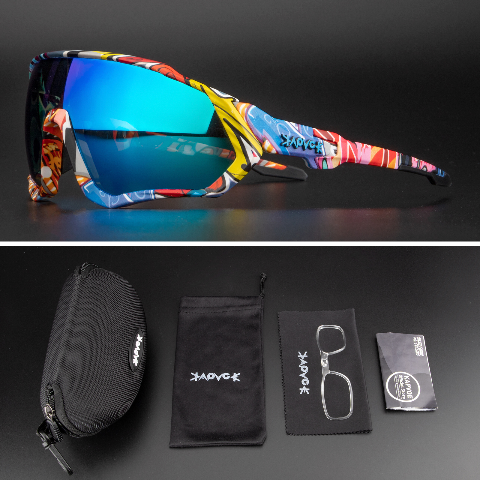 RTS UV400 Cycling Sunglasses Sport Glasses Outdoor Racing TR90 Road Bike Eyewear Anti Glare Polarized Bicycle Sunglasses1 Lens