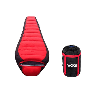 Sac de couchage extra-long, modèle de camping individuel confortable, tissu en nylon, adapté au camping. - Product Image 1