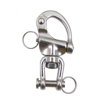 Manille à mâchoires pivotante en acier inoxydable 304 et 316, manille en D, manille en arc