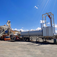 Sattel auflieger Design 90TPH Mobile Asphalt Batch Mix Plant
