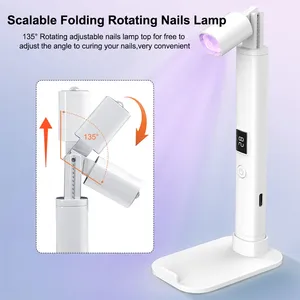 Lámpara UV LED para Uñas, Mini Lámpara UV para Manicura, Secador de Uñas Ultravioleta, Lámpara de Pie Profesional - Product Image 4