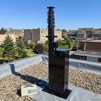 Mât télescopique électrique robuste à vis unique de 15 m, hauteur extensible de 15 m, personnalisation OEM disponible, idéal pour les tours d'antenne