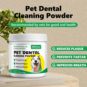 InStock Vente en gros Complément alimentaire naturel pour la santé bucco-dentaire du chien Blanchisseur de dents de chien Poudre de nettoyage dentaire pour chien - Product Image 3