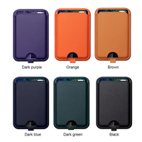 Convient pour Apple iphone 15/14 housse de protection pour téléphone portable support d'aspiration magnétique étui en cuir pour téléphone portable avec béquille