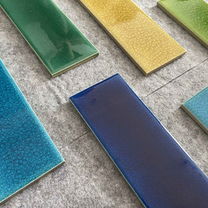 Nhà Máy Bán buôn 60mmx200mm handmade thiết kế hiện đại cổ gốm nghệ thuật gạch firebrick cho khách sạn phòng tắm trang trí tường gạch - Product Image 2