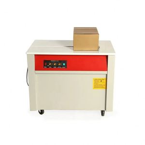 เครื่องรัดกล่องกระดาษลูกฟูกสองด้านแบบกึ่งอัตโนมัติราคาประหยัด พร้อมสายรัด PP - Product Image 1