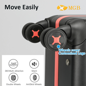 Valigia Trolley Bagaglio a Mano Rigido da Viaggio per Donna Leggera Rosa con Ruote Girevoli - Product Image 5