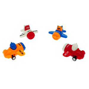 Tirez l'avion de friction en plastique d'avion spatial pour les jouets d'oeufs de surprise d'enfants - Product Image 2