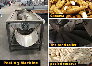 <span class=keywords><strong>Machine</strong></span> à peler le manioc à 98 % de rendement, équipée d'un système de pulvérisation, éplucheur de tapioca en Nigéria - Product Image 5