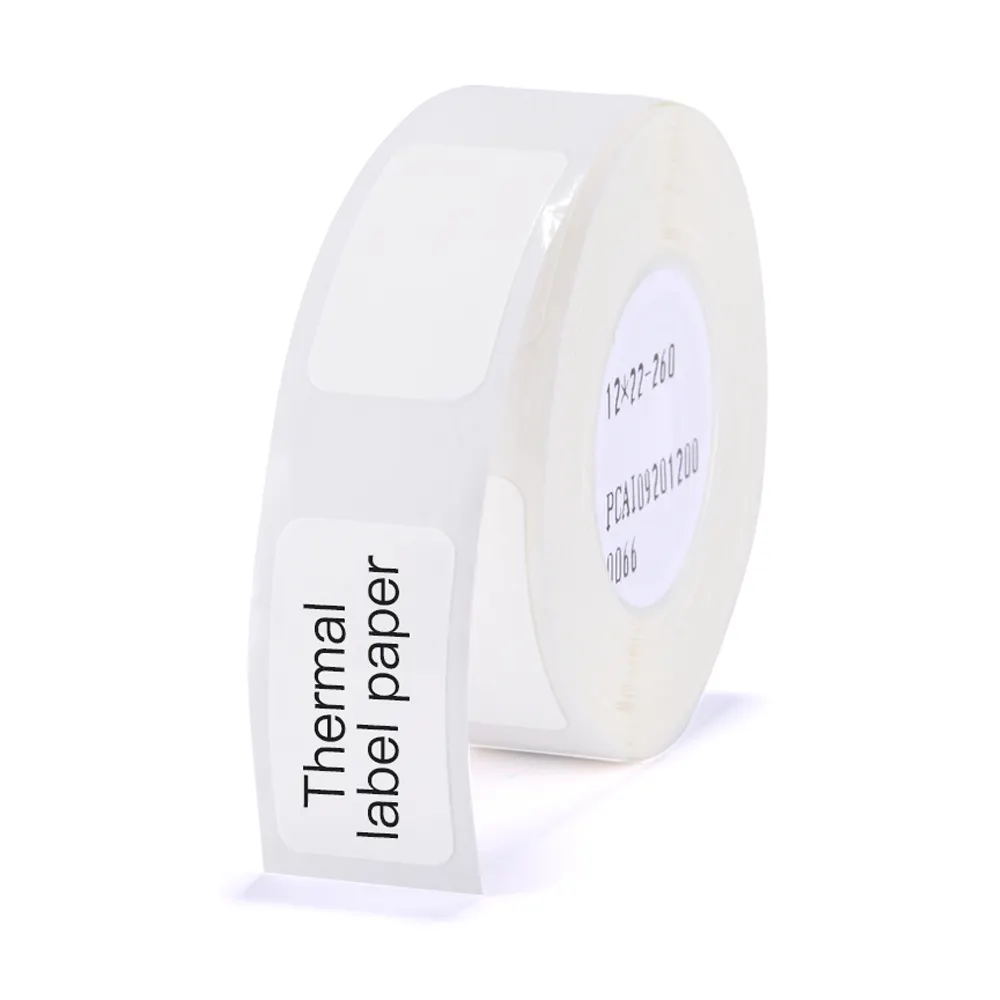 Niimbot D11 White Label Tape Aufkleber D110 Etikett Papier selbst klebend Wasserdichte weiße Thermo etiketten