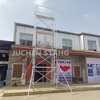 Échafaudage mobile en aluminium Layher pour la construction, échelle combinée d'ingénierie galvanisée, 5 m, 10 m, 15 m