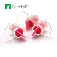 Sceau de compteur inviolable en PC+ABS à verrouillage par torsion pour compteurs électriques, d'eau et de gaz, anti-effraction, jetable YUTONG YTMS003