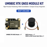 Modul GNSS RTK UM980C UM982C Modul Presisi Tinggi Base/Rover (Bukan UM980 UM982) GPS L-Band Mendukung PPP Anti-Jamming