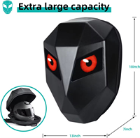 Bolsa impermeable de carcasa dura para montar a precio barato, publicidad, pantalla interactiva programable, luces RGB, mochila led